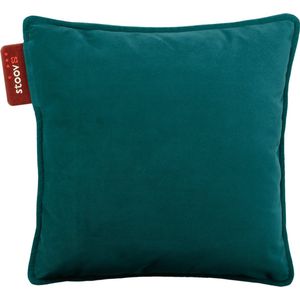 Stoov Warmtekussen | Ploov² Petrol Green | Duurzaam & Draadloos | Infrarood warmtekussen | 45x45 cm | Standard batterij