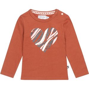 Dirkje Meisjes Longsleeve Tshirt Heart Arabian Spice