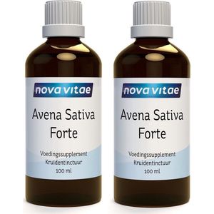 Nova Vitae - Avena Sativa - Forte- Tinctuur - Nachtrust Druppels - 200 ml