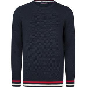 Felix Hardy Katoenen Trui - Sweater - Ronde Hals Heren Navy - S