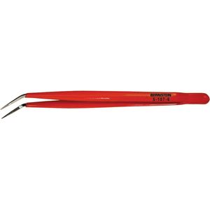 Bernstein Tools for Electronics 5-107-6 Geïsoleerde pincet Spits, gebogen 150 mm