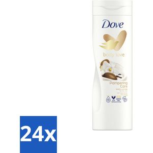 Dove Body Love Bodylotion - Pampering Care - Vanille & Sheabutter - 400 ml - Voordeelverpakking - 24 stuks