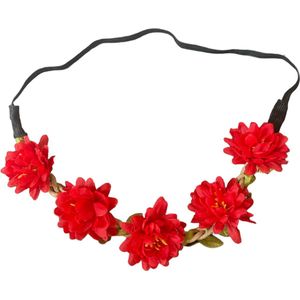 Haar accessoire | haar diadeem | haarband bloemen | rode bloemen | bruiloft haaraccessoires | bruidsmeisje | bruid | haar clip | bruiloft | rode accessoires | Communie | bruidstylist | black friday 2023 | sinterklaas | kerstcadeau voor vrouw