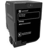 Lexmark CS720, CS725 tonercartridge 1 stuk(s) Origineel Zwart