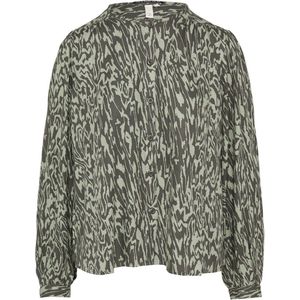 Blouse - Gevlekte Viscose - Losse Pasvorm