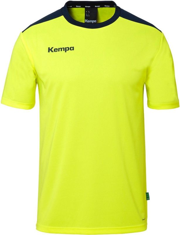 Kempa - Emotion 27 - Sportshirt - Fluo Geel/Marine