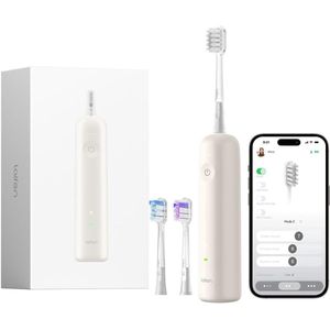 Elektrische tandenborstel met oscillatie en vibratie - Sonisch voor volwassenen met 3 opzetborstels - IPX7 waterdicht en magnetisch oplaadbaar
