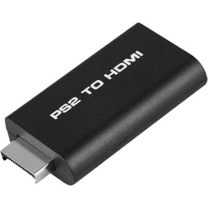 PS2 naar HDMI Converter - 480i/480p/576i - Zwart - Geschikt voor Sony Playstation 2