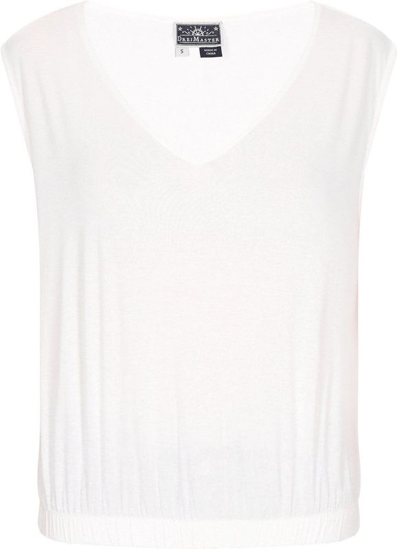 DreiMaster - Everyday Fashion - Top - Natuurwit