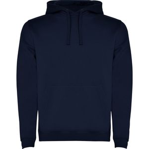 Donker Blauwe heren Hoodie met capuchon en koord Urban merk Roly maat XXL