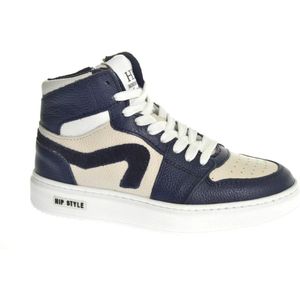 HIP jongens sneaker - Blauw wit - Maat 31