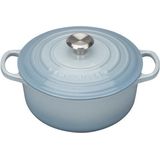 Le Creuset - Signature braadpan 20cm coastal blue