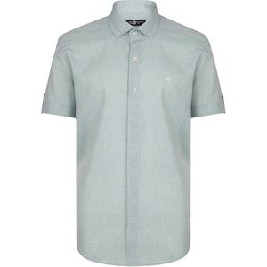 Jimmy Sanders Linnen Katoen Blend Shirt - Overhemd Heren Turkoois - Xl