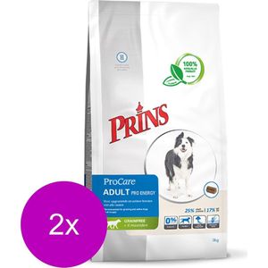 Prins Procare Adult Pro Energy - Hondenvoer - 2 x 12 kg Graanvrij