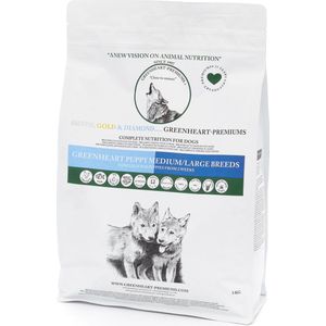 Greenheart-premiums Hondenvoer Puppy Medium Large Breeds 500 gr