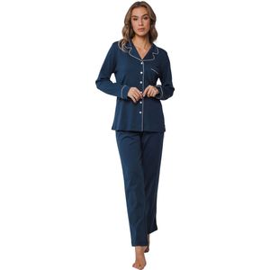 Schiesser – Comfort Fit - Pyjama – 179107 – Dark Blue - 52