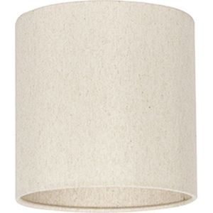 Uniqq Lampenkap stof beige transparant Ø 18 cm - 15 cm hoog