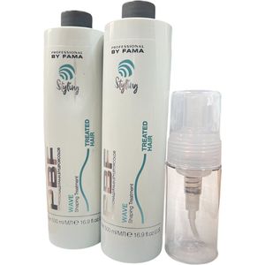 Professionel By Fama Wave Shaping Treatment Treated Hair 2x 500ml
