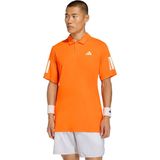 adidas Performance Club Tennis 3-Stripes Poloshirt - Heren - Oranje - 2XL