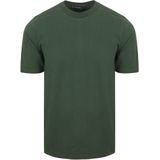 Suitable Respect - T-shirt - Donkergroen - Heren - Casual