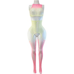 BamBella ® - Panty pak -Onesize - body suit - Dames - Onesize - Erotische jumpsuit van kant lingerie