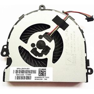 Vervangende Cpu / koelventilator voor o.a. HP Pavilion 15-D / 15-DB / 15-DA / 15-DR / 15-DX Series / 250 / 255 / 256-G7 Series - P/N: L20474 / L20483-001