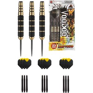 Harrows - Voodoo 21 gram - dartpijlen - met - cadeauset - dartshafts - dartflights