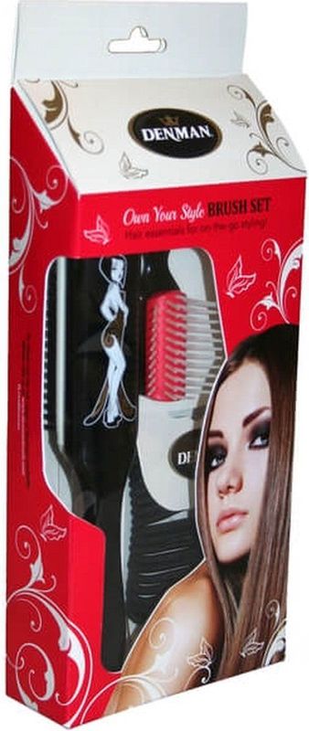 Denman - Own Your Style Kit - Haarstyling - Inclusief D3 Medium Styling Brush en Elastics
