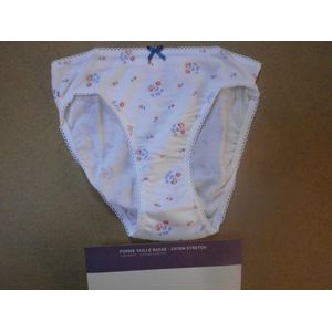 Petit bateau - 2 Pack - Slip -Onderbroek - Meisje - Bloempje - 12 jaar 150