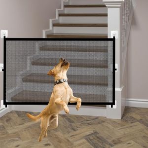 Draagbare hondentrappoort - Veiligheidshek voor kleine honden - 1 stuk - 72 x 110 cm
