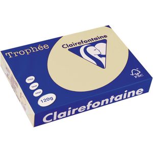 Clairefontaine Trophée Pastel, gekleurd papier, A4, 120 g, 250 vel, gems 5 stuks