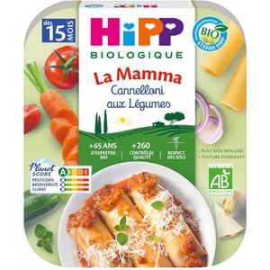 HiPP La Mamma Biologische Groente Cannelloni van 15 Maanden 250 g