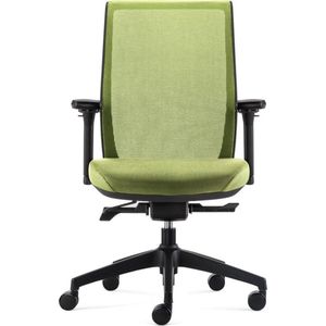 Offisk Omega green, luxe ergonomische bureaustoel, Arbo gecertificeerd, professioneel Donati mechaniek