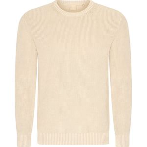 Mario Russo - Rib Sweater - Trui Heren - Beige