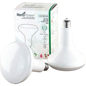 HortiPower Bloomer PRO Kweeklampen - 10W - E27 - Growlight - LED - kweeklamp led full spectrum - Groeilamp voor planten - Grow light - Bloei lamp