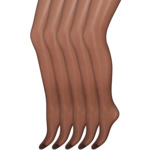 Matglans panty | 20 denier | Merk: Marianne | Maat: S t/m XXXL | Kleur: Mokka | 5 Paar