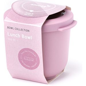 Amuse Life - Lunch Bowl - Lunchbox - 500 ml - Tritan Deksel - Roze