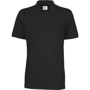 Cottover POLO PIQUE MAN - GOTS GECERTIFICEERD 141006 - Zwart - L