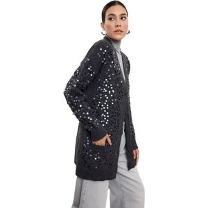 Trendyol Steenwol Pailletten Geborduurd Breiwerk Vest Twoaw25Hi00154