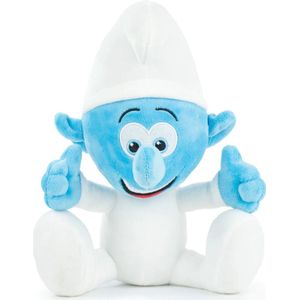 Baby Smurf - De Smurfen Pluche Knuffel 30 cm {The Smurfs Plush Toy | Speelgoed Knuffelpop Knuffels voor kinderen jongens meisjes | Potige Smurf, Brilsmurf, Grote Smurf, Knutselsmurf, Smurfin, Gargamel, Azrael}