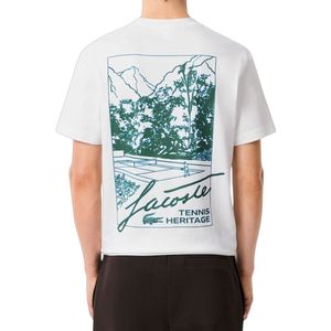 Lacoste Heren T-shirt Wit TH5505/001