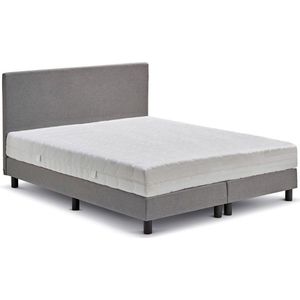 Beter Bed Cisano Complete Boxspring met Easy Pocket Matras - 140x200 cm - Lichtgrijs