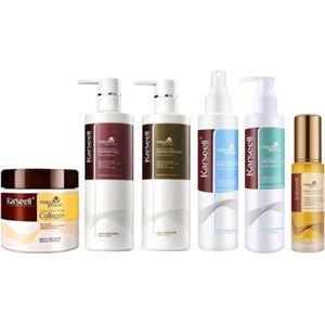 Karseell - Haarmasker + Shampoo + Conditioner + Maca Care System Protein Spray + Protein Cream + Haarolie - Extra Bundelvoordeel