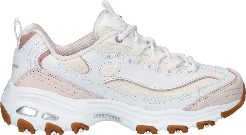 Skechers - D'Lites Popular Vote - Sneakers - Zwart - Imitatieleer/Textiel