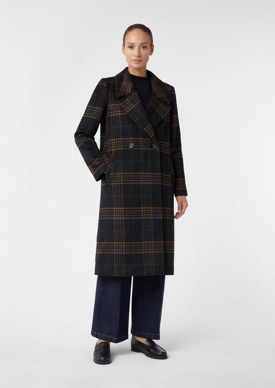 comma - Outdoor-Mantel - Glencheck - Blazer