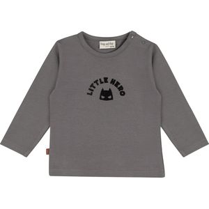Frogs and Dogs - Little Hero Baby Shirt Hero | Smoked Pearl - Katoen - Maat 50/56