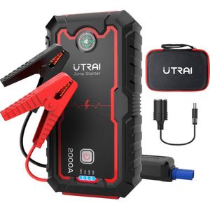 Utrai Jumpstarter voor Auto - Jstar One - 12V - 2000A / 22.000 mAh - Starthulp - Benzine & Diesel - Opberghoes