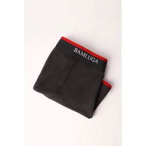 Bamboo Boxershort Slim fit Donkergrijs BAMLUGA XXL