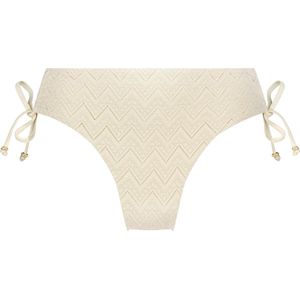 Hunkemöller Dames Badmode Rio Bikinibroekje Crochet - Wit - maat XS