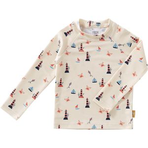 Fresk - UV Top Lange Mouw - Zwemkleding - Crème - Quick Dry - UPF 50